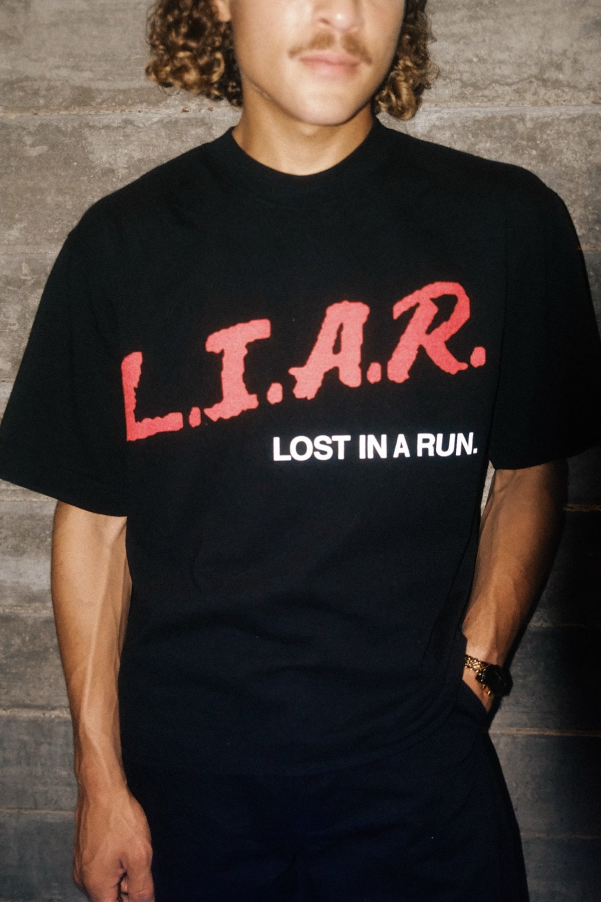 L.I.A.R. TEE - BLACK